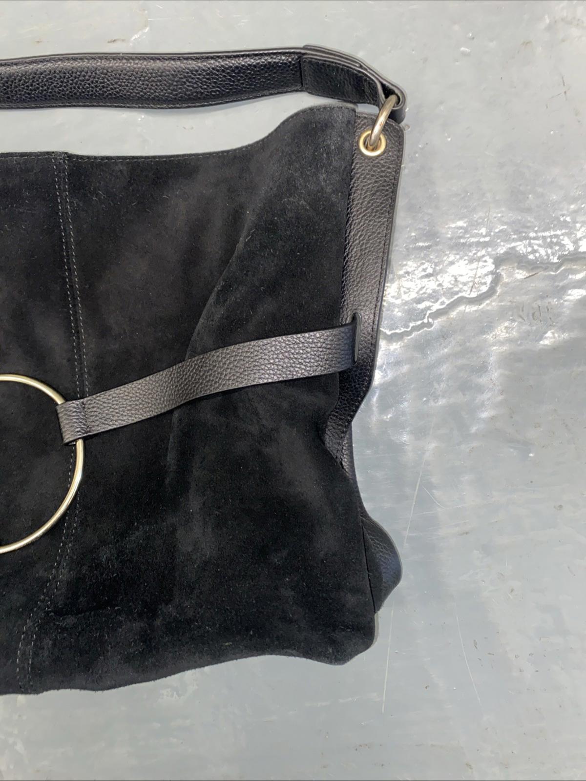 Melrose and Market Leather Shoulder Bag Purse Black