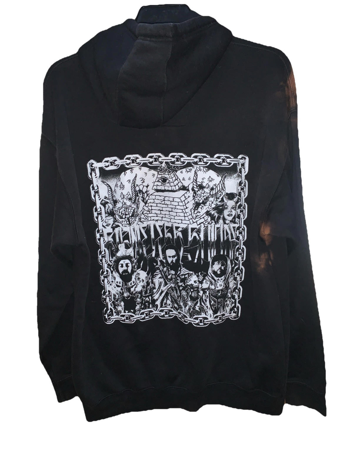 Suicide Boys G59 Double Side Illuminati Tattoo Hoodie Size L