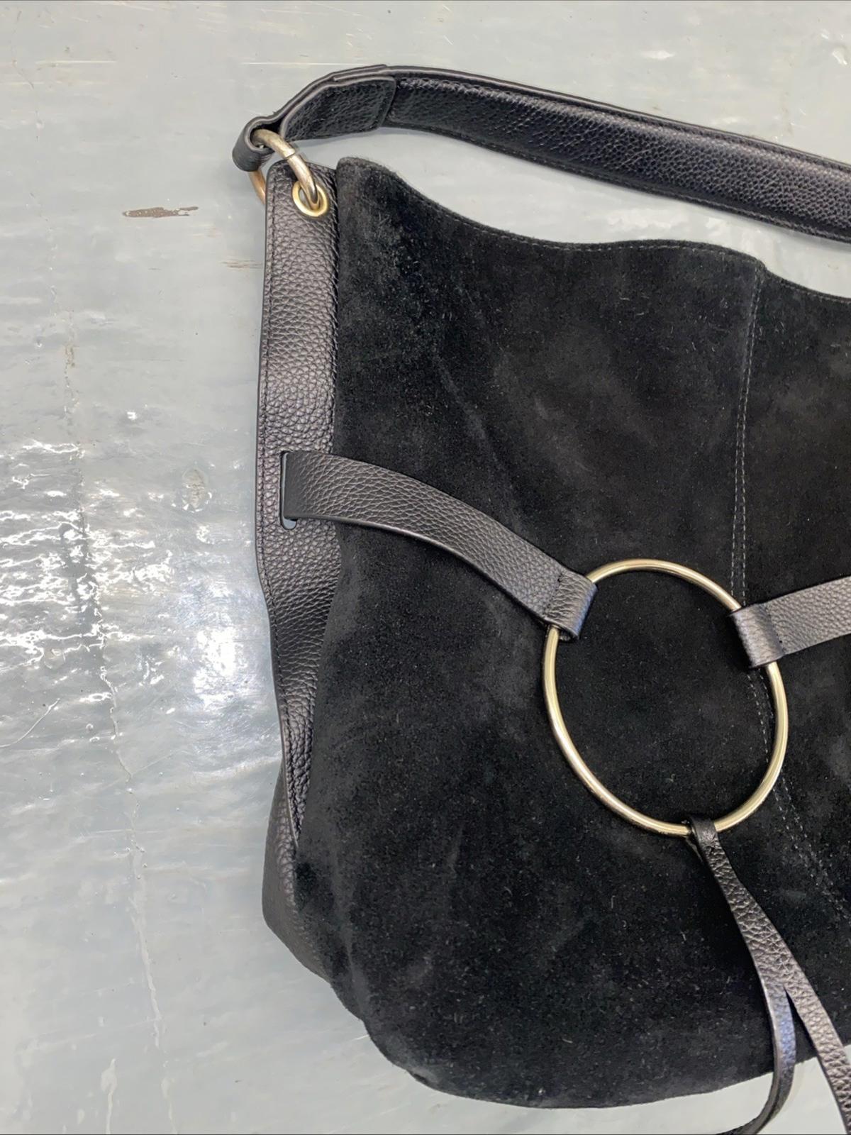 Melrose and Market Leather Shoulder Bag Purse Black