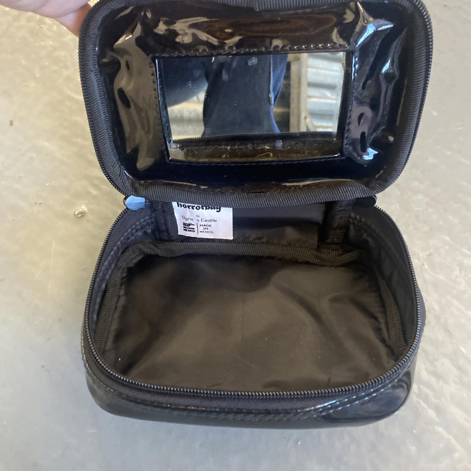 Lily Munster The Munsters Horrorbag Vanity Zipper Makeup Case With Mirror Inside