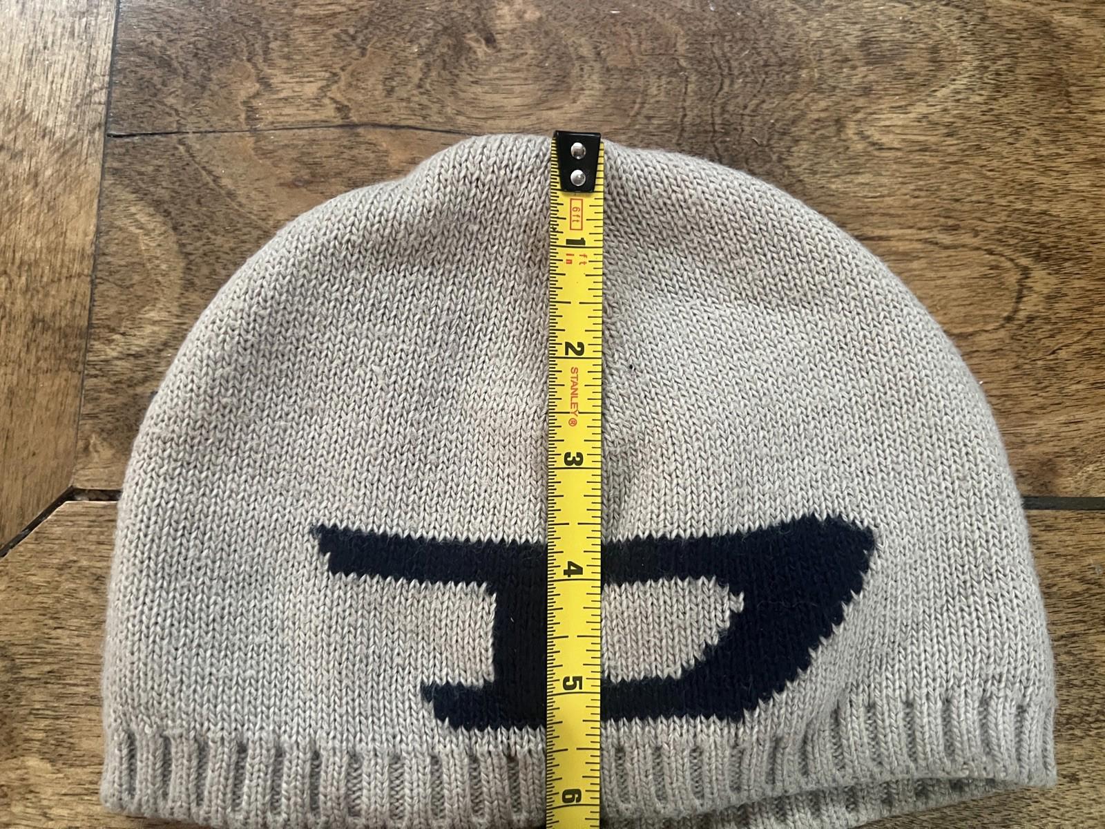 Vintage Diesel Beanie Hat Rare Cream 90s Reversible Unisex Preowned Nice!