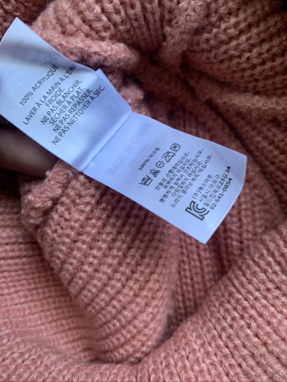 Obey Micro Beanie NWOT Salmon/pink