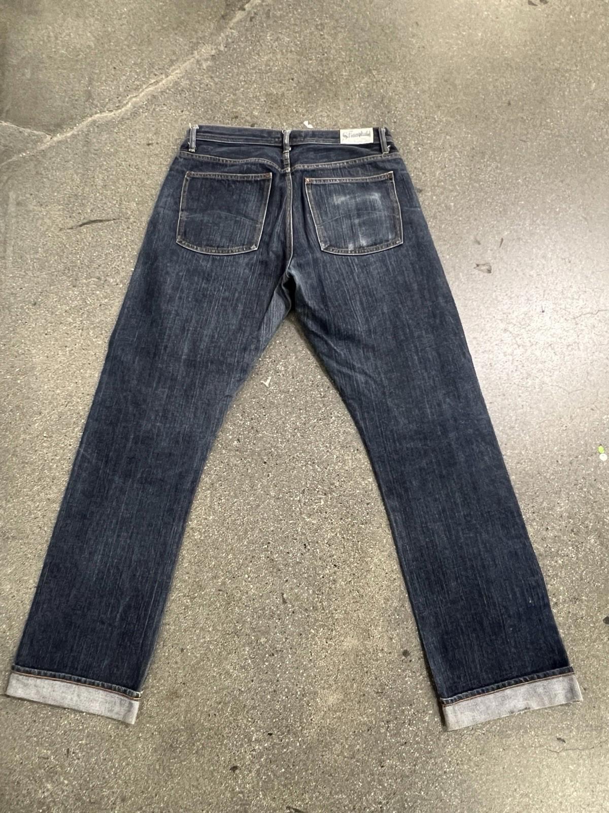 The Stronghold Selvedge Denim Jeans Mens W31 L31 Blue Relax Tapered