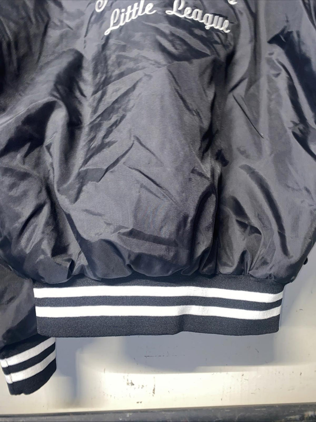 VTG Holloway Rolling Hills Little League Coach Allan Bomber Jacket Size XL