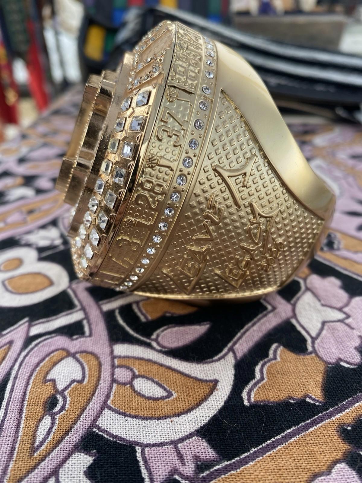 2020 LAKERS NBA CHAMPIONSHIP RING PAPERWEIGHT🏆RARE SEASON TICKET HOLDERS ONLY