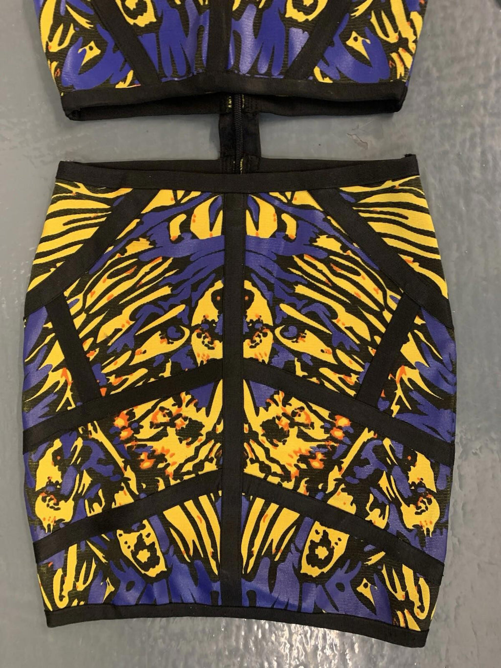 WILD Y2K Style 2B BEBE 2 Piece Mini Dress