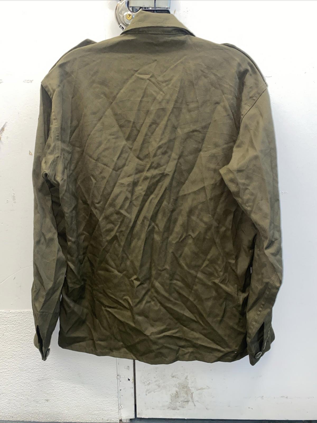 Vintage 1995 Austrian Army Military M75 field shirt Osterreich KAZ 75 M/L