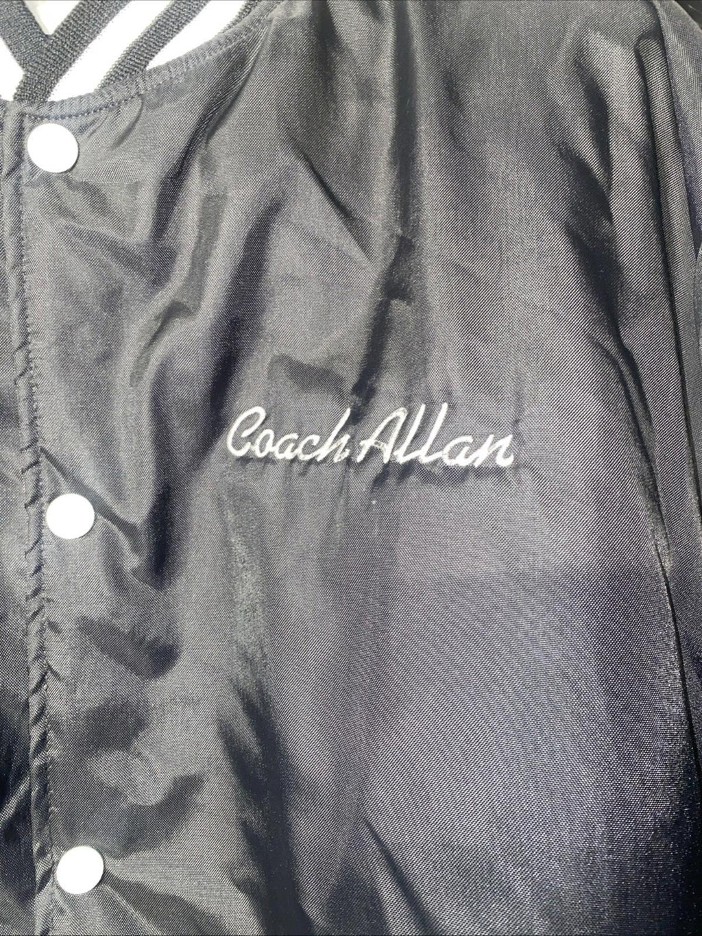 VTG Holloway Rolling Hills Little League Coach Allan Bomber Jacket Size XL