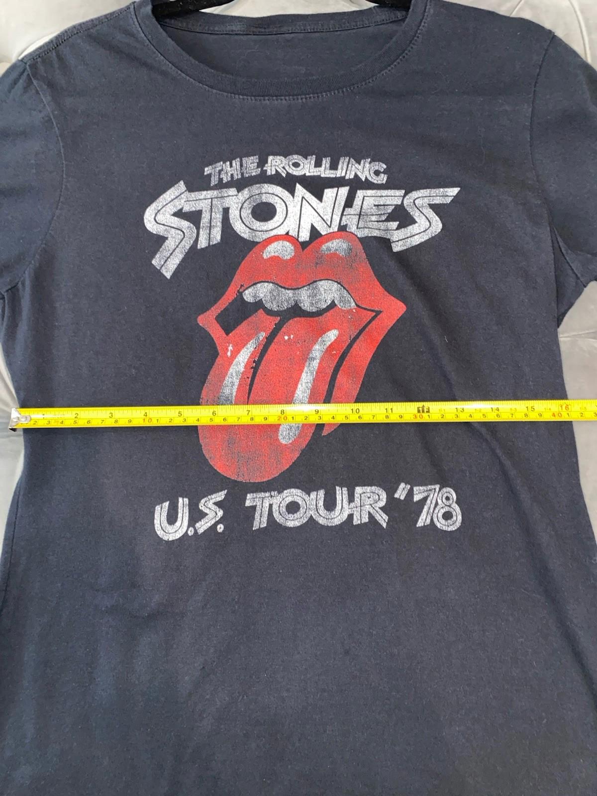 The Rolling Stones Tongue U.S. Tour ‘78 Remake Band T Shirt Womens Size M