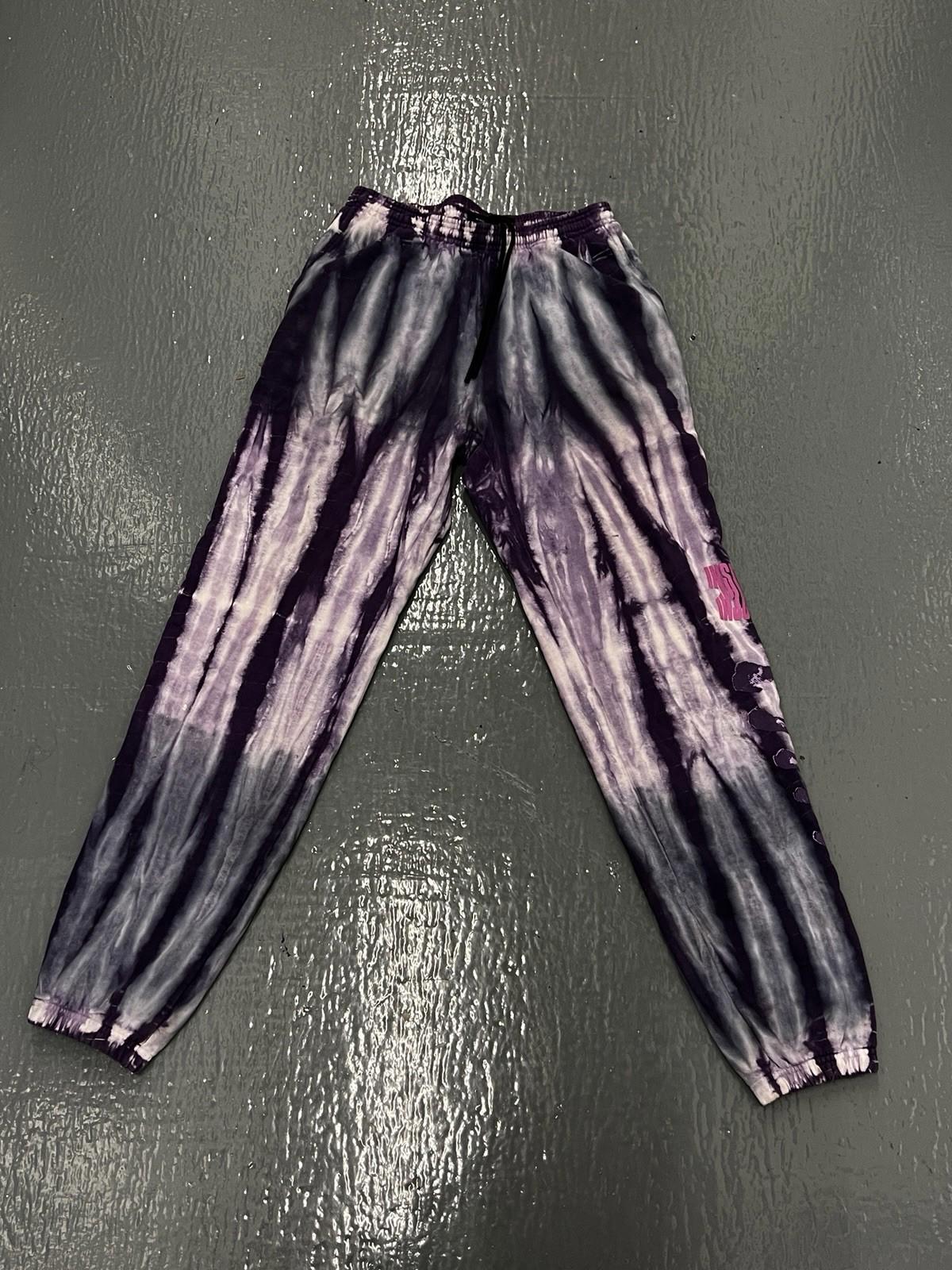 Insomniac Sweatpants Mens Size M Purple Tie Dye EDC Heavy Cotton