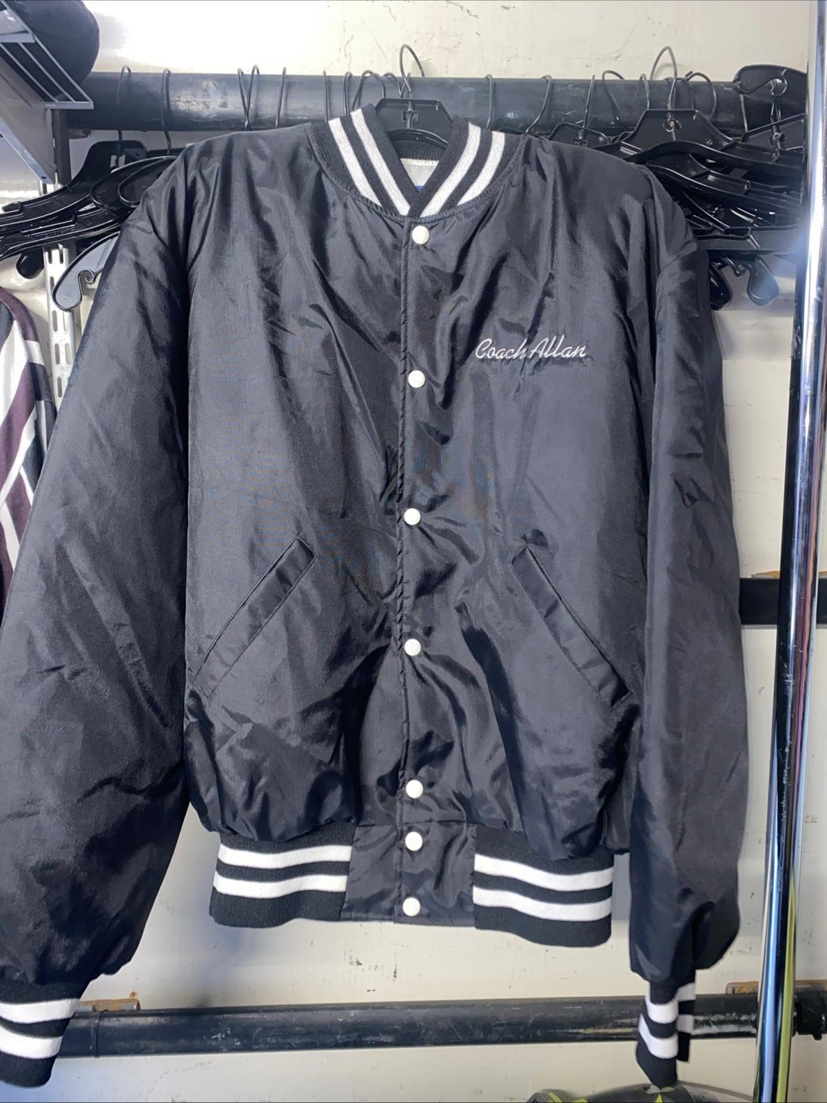 VTG Holloway Rolling Hills Little League Coach Allan Bomber Jacket Size XL