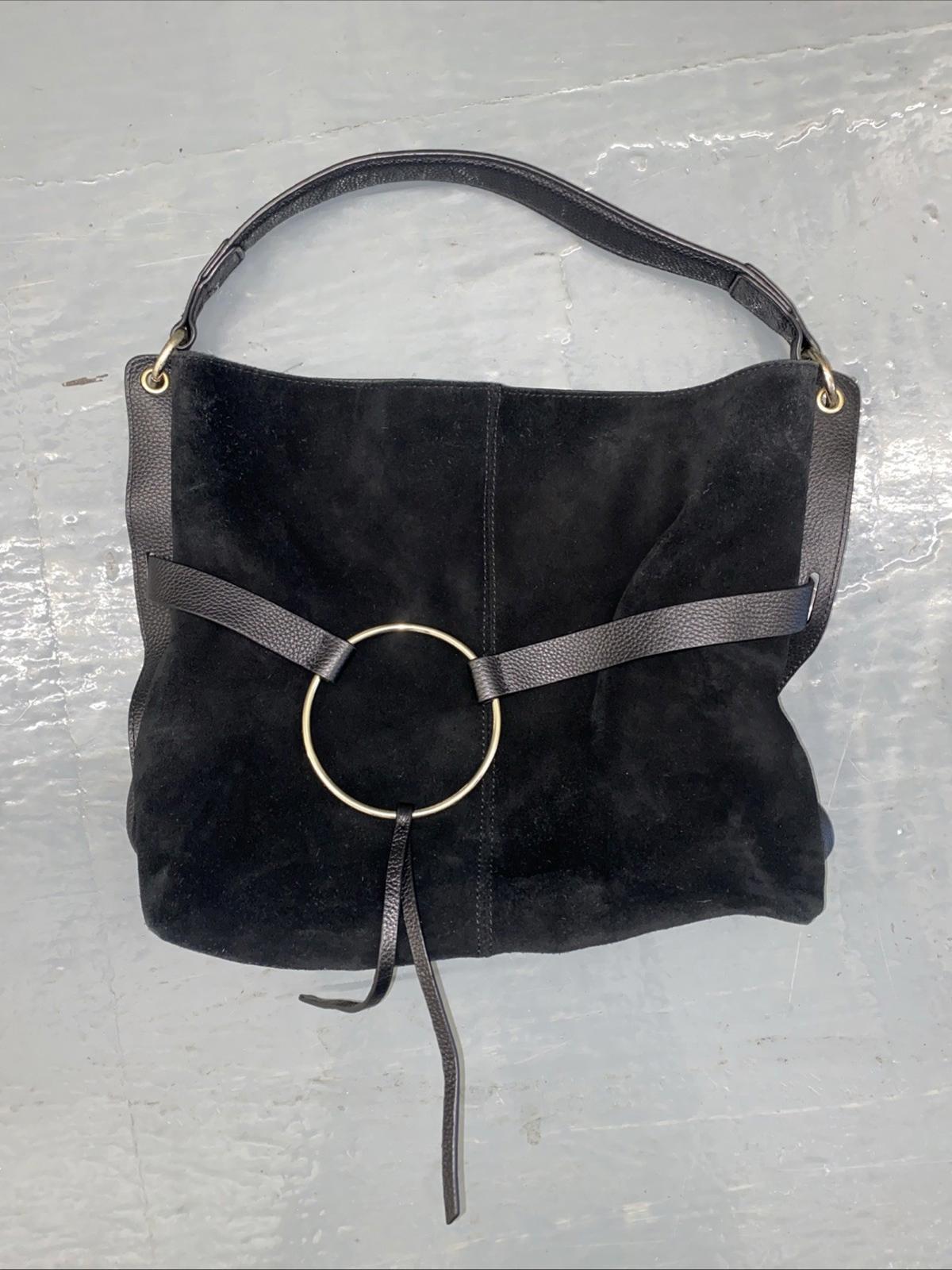 Melrose and Market Leather Shoulder Bag Purse Black
