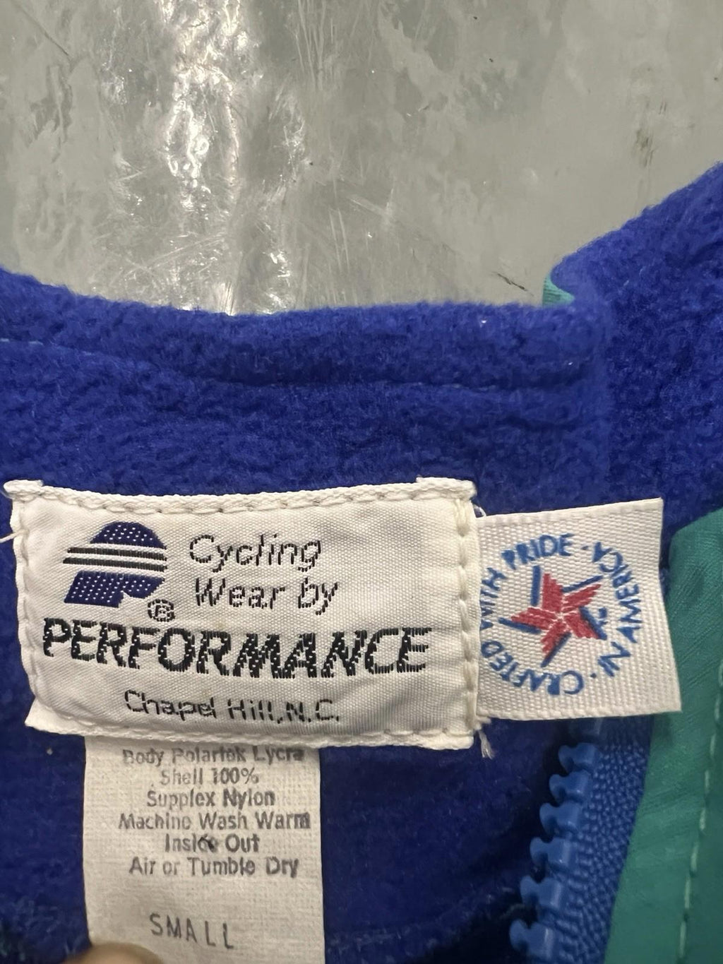 VTG Performance Bicycle Jacket Women’s Size Small Polartek Back Pockets
