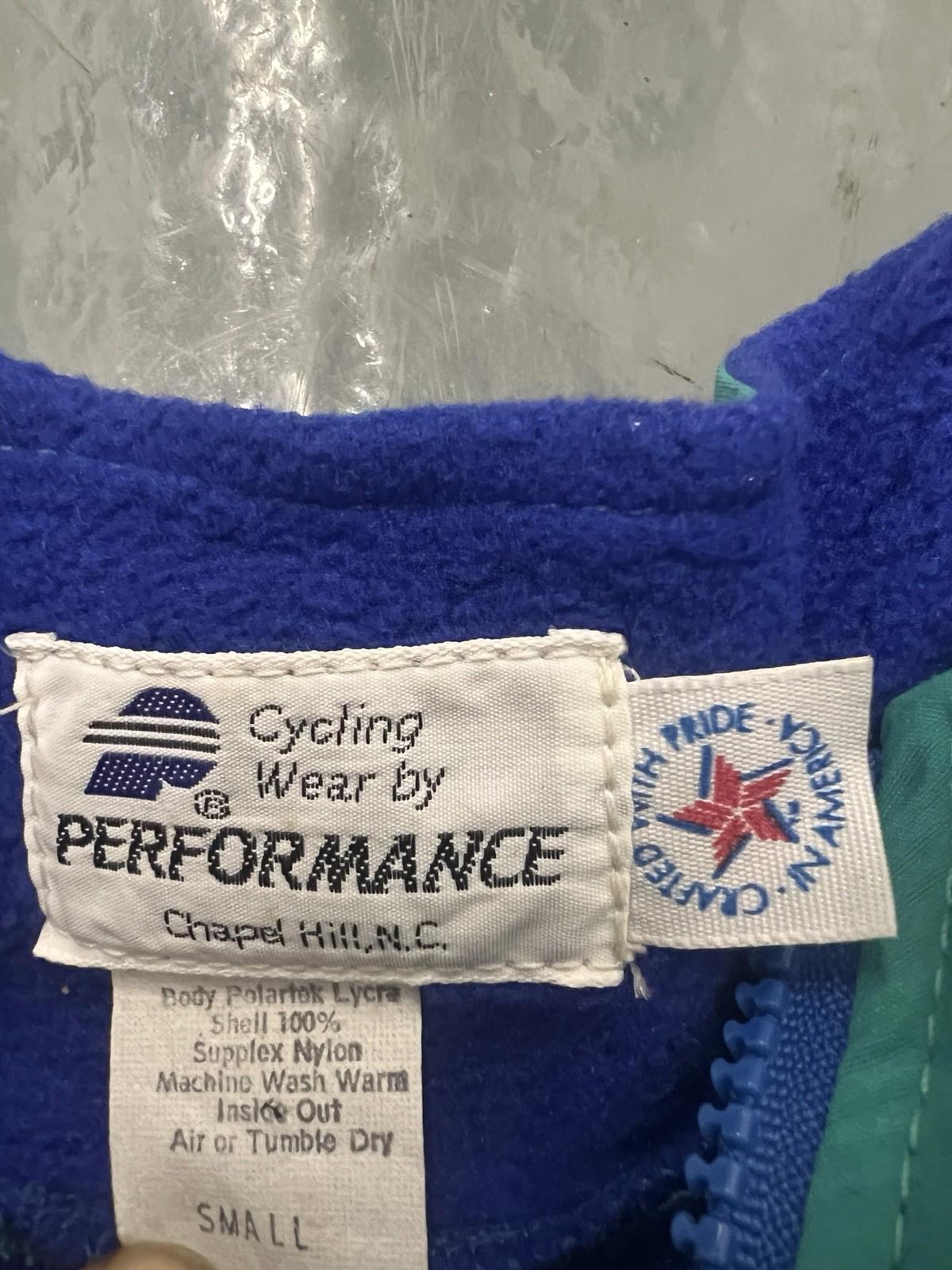 VTG Performance Bicycle Jacket Women’s Size Small Polartek Back Pockets