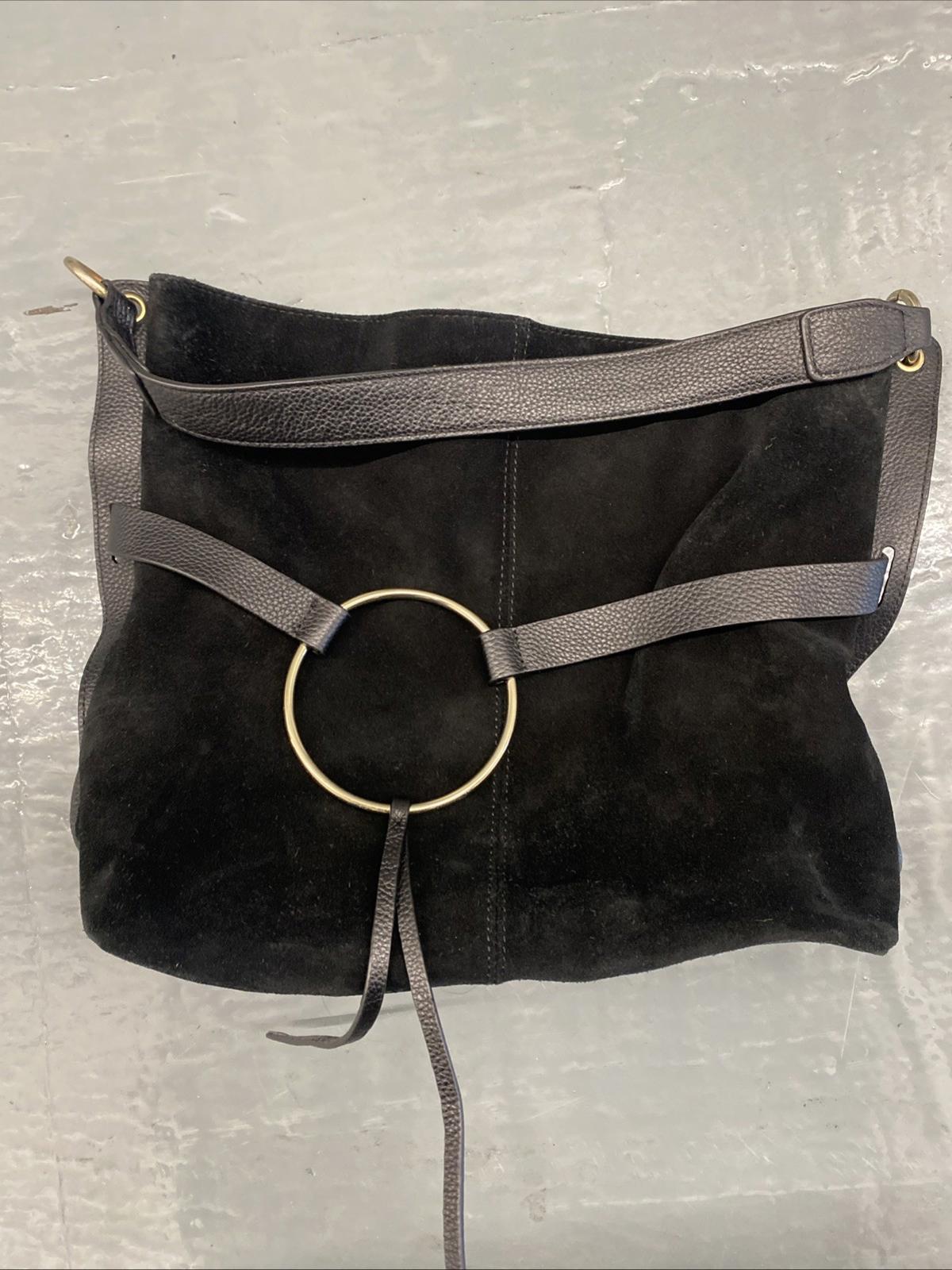 Melrose and Market Leather Shoulder Bag Purse Black