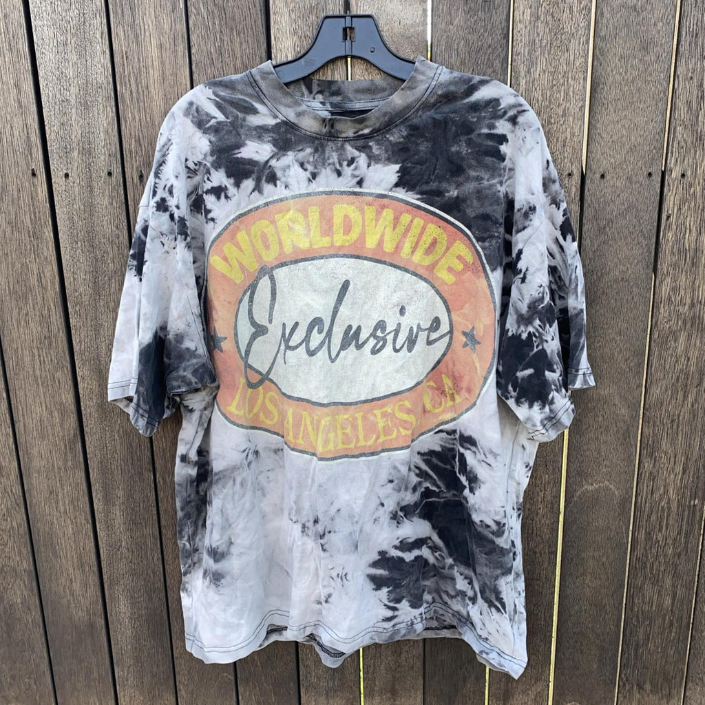 Cap City Members Only Worldwide Exclusive LA Dual Sided Tie Dye Mens T Shirt XXL