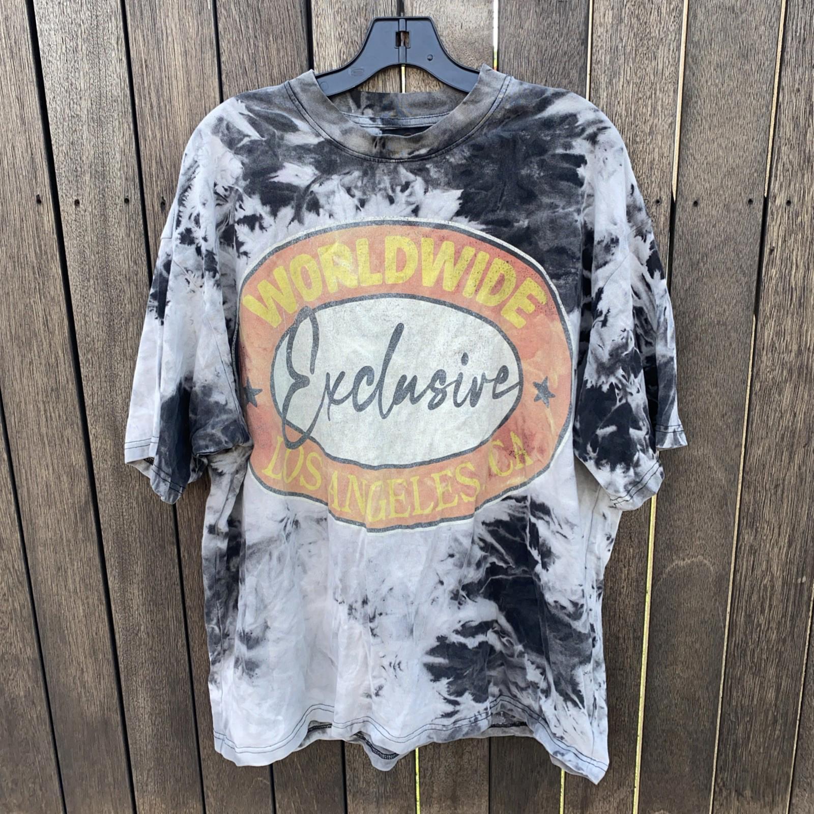 Cap City Members Only Worldwide Exclusive LA Dual Sided Tie Dye Mens T Shirt XXL