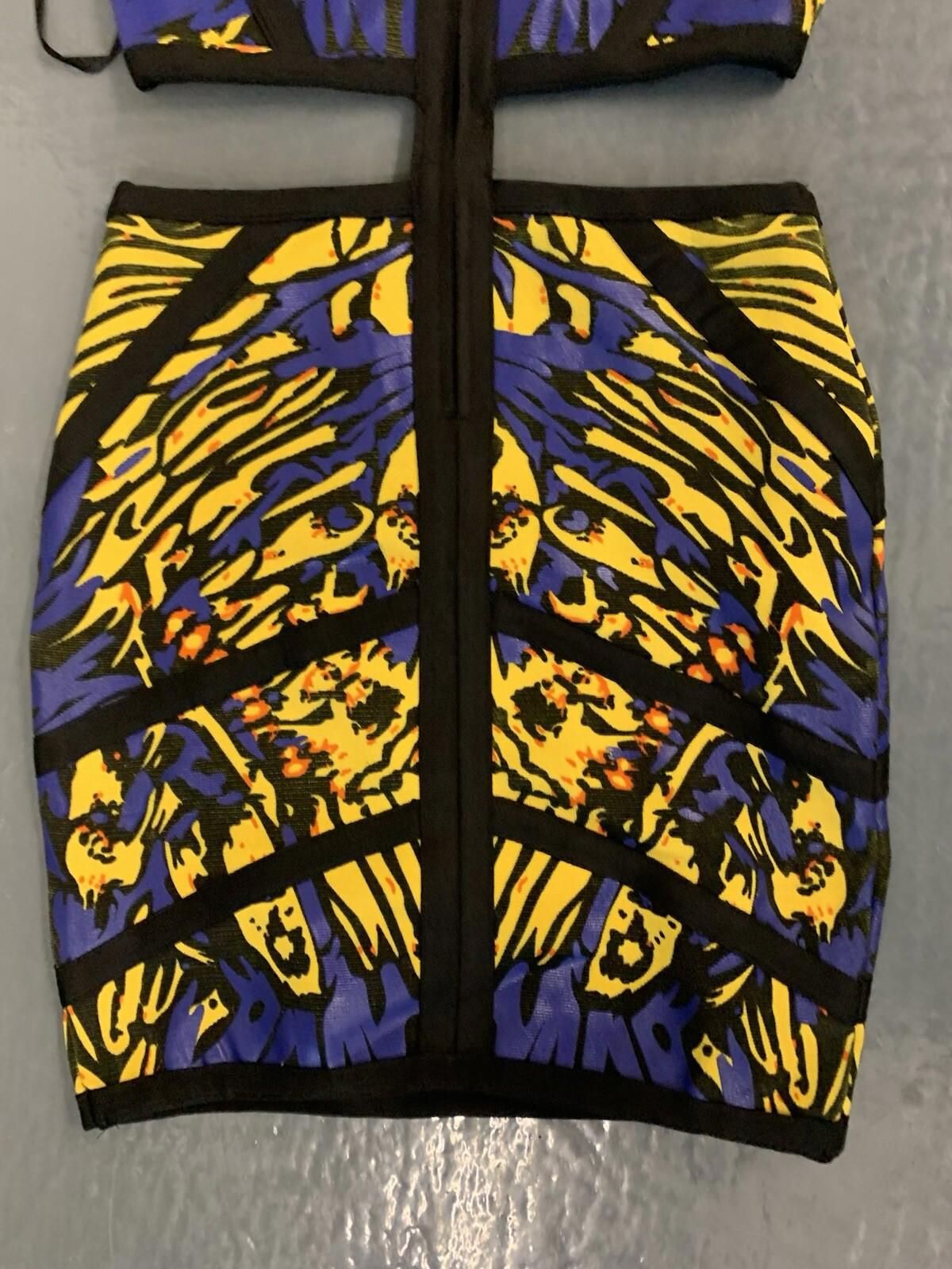 WILD Y2K Style 2B BEBE 2 Piece Mini Dress