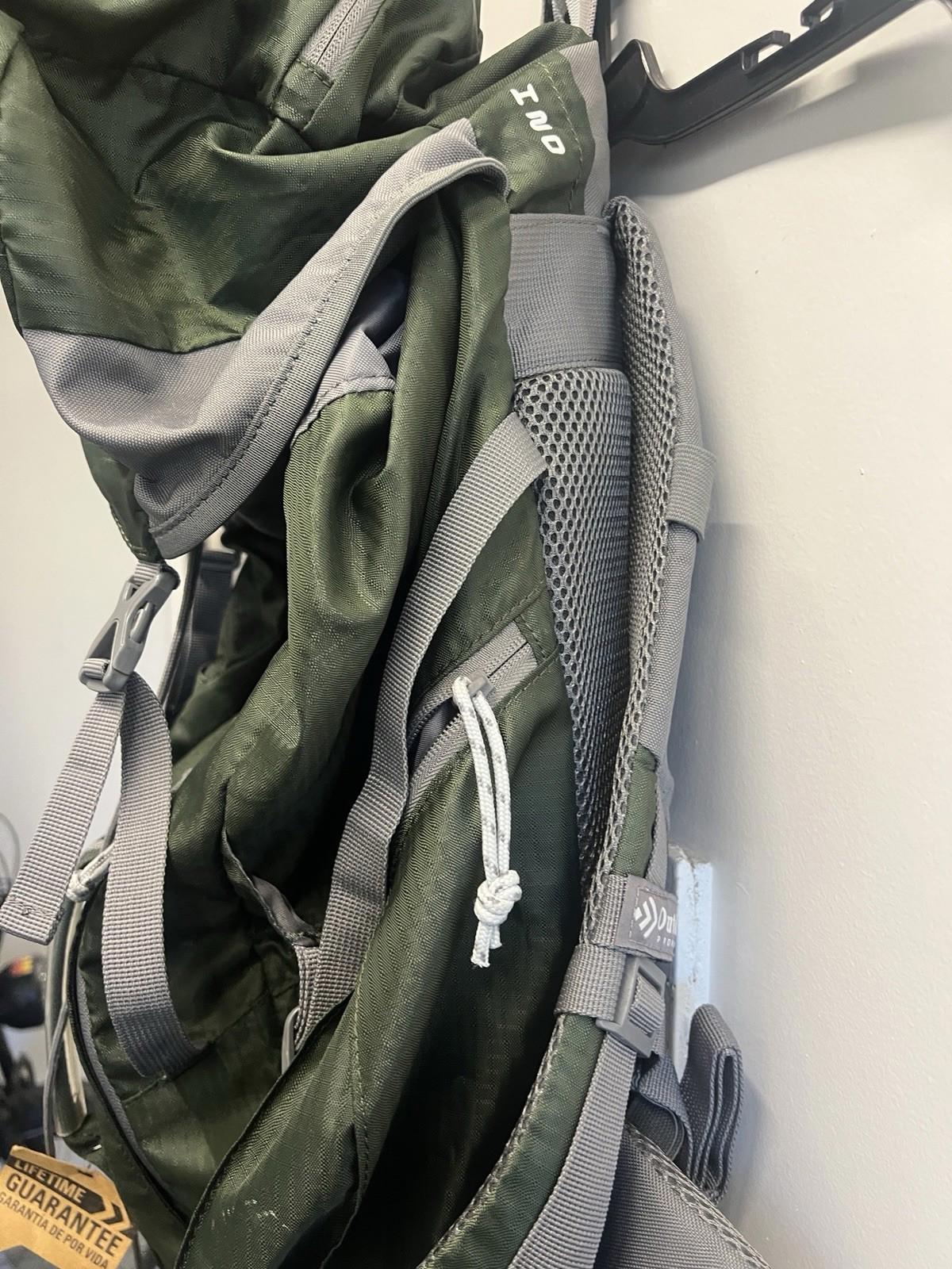 Outdoor Products Arrowhead Backpack Hiking Travel Camping Green Daypack