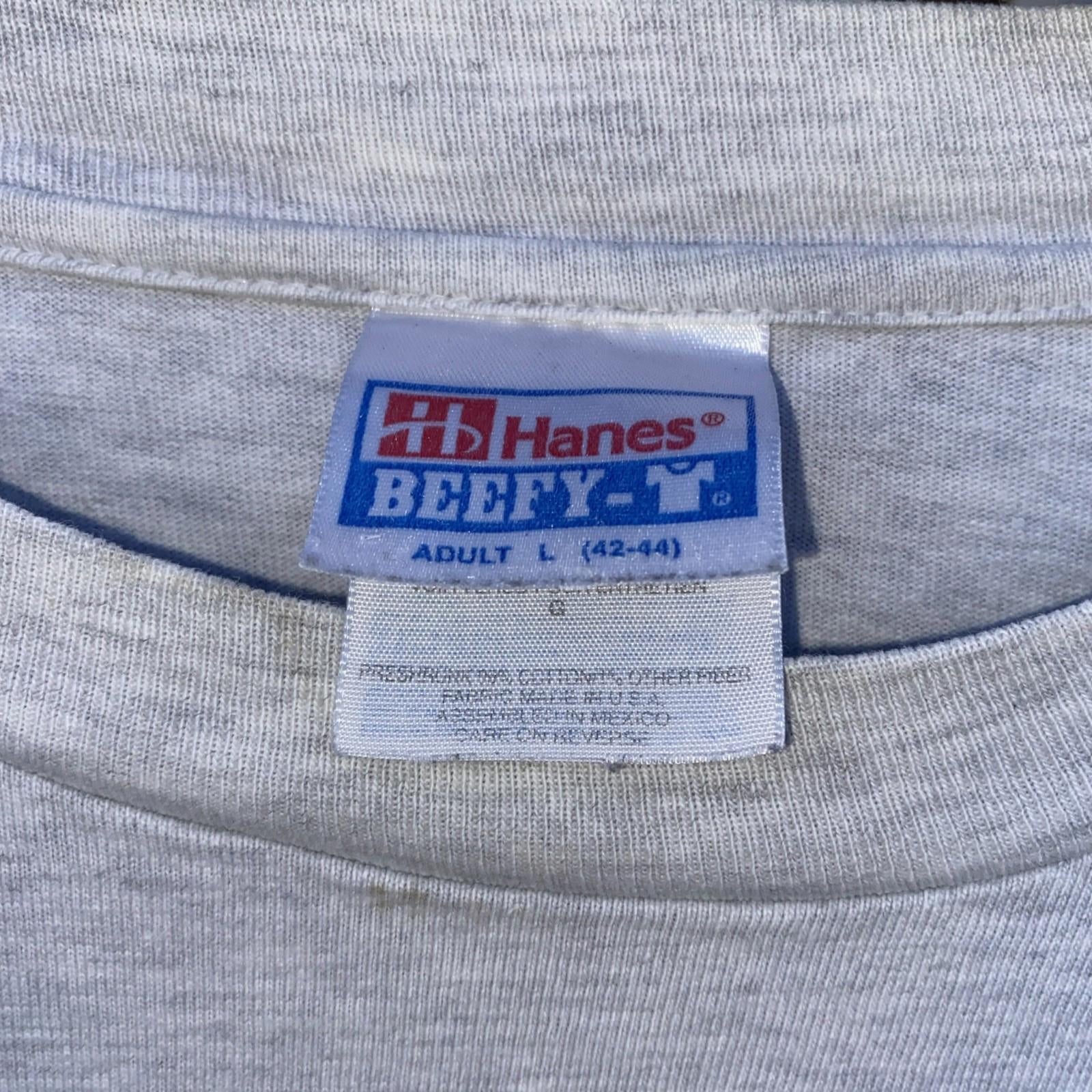 VTG 1999 MUFF DIVER Spear Fishing Long Sleeve Shirt Dual Sided Distressed Mens L