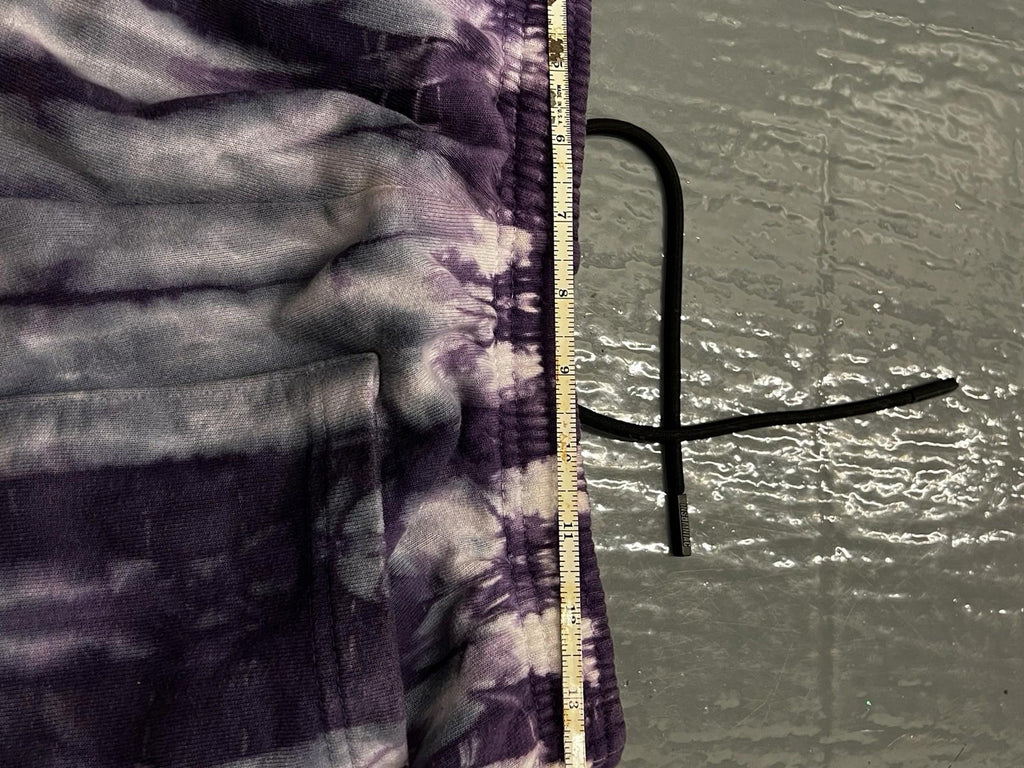 Insomniac Sweatpants Mens Size M Purple Tie Dye EDC Heavy Cotton