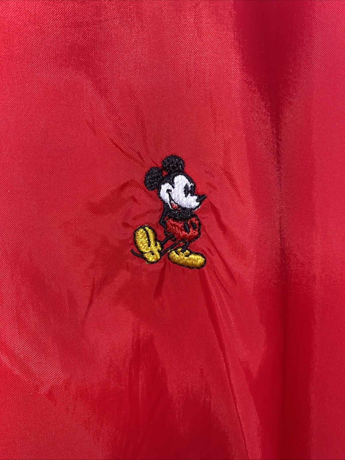 Vintage 1980’s Disney Character Fashions Mickey Mouse Varsity Jacket Red M