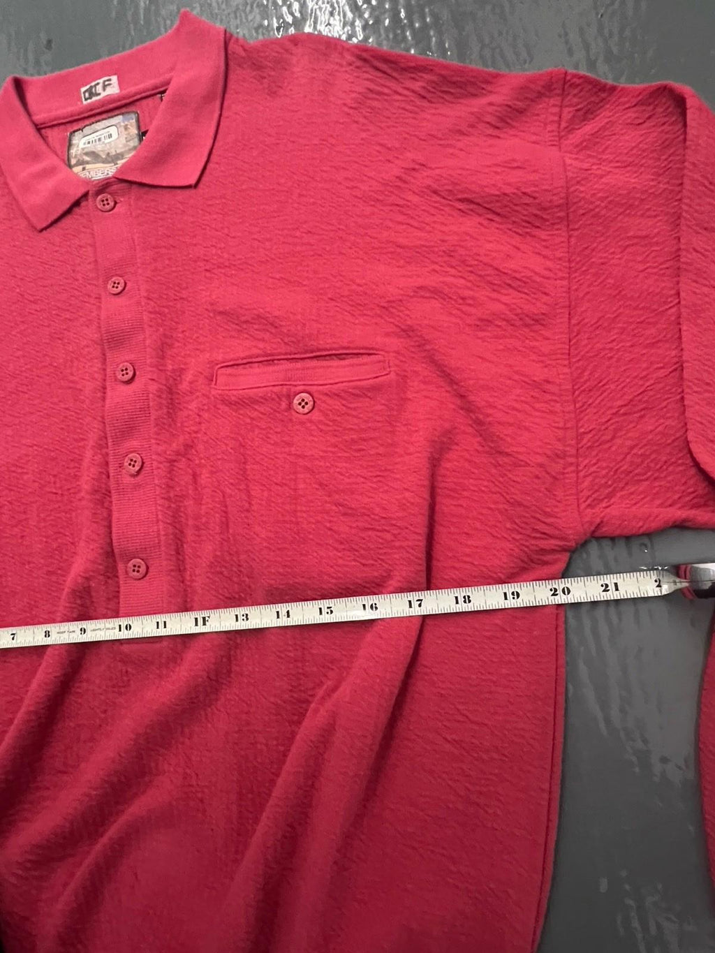 VTG 80s Members Only Button Up Sweater Pink Size Medium