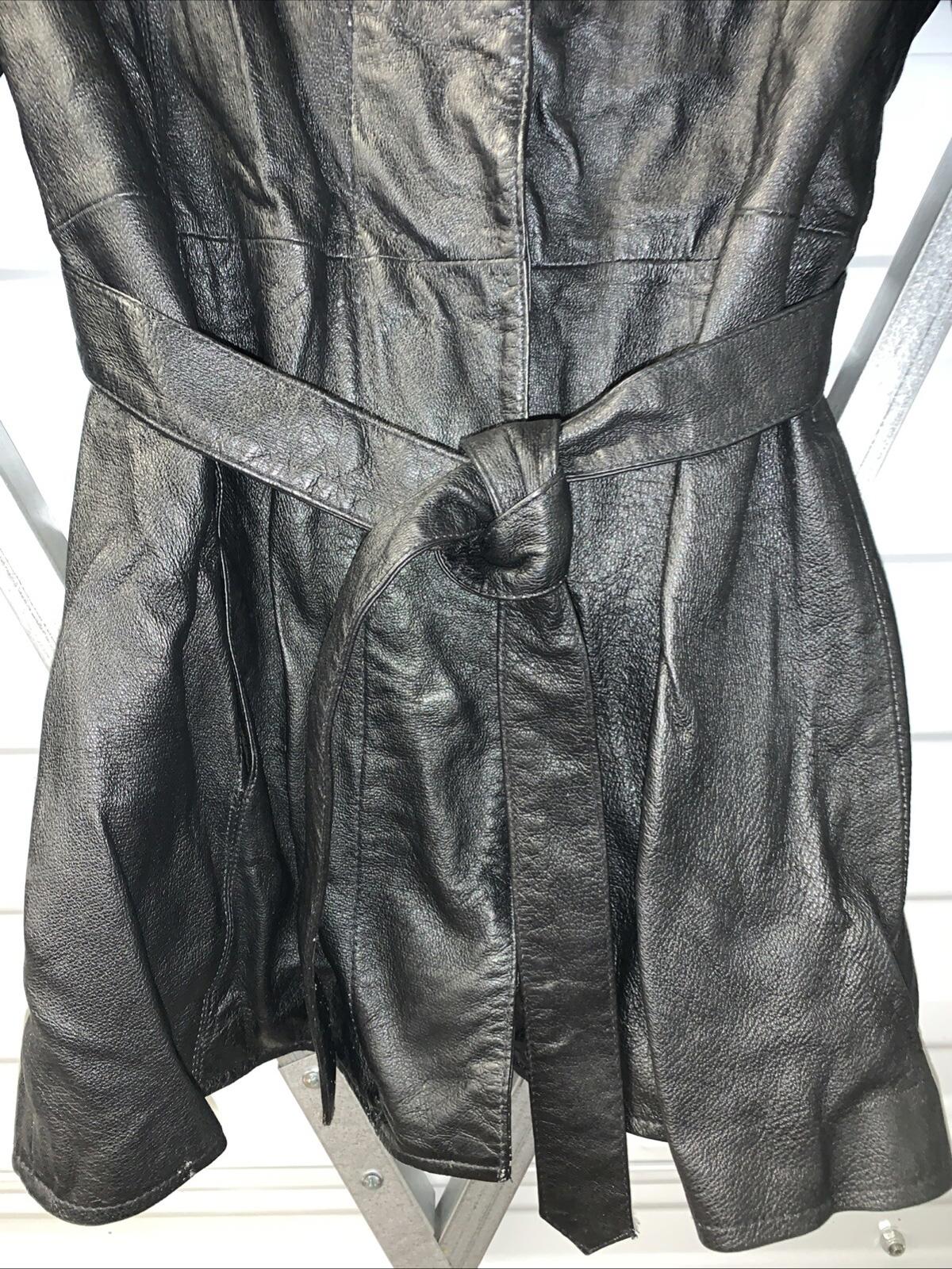 Real Comfort Leather Blazer Style Jacket With Belt