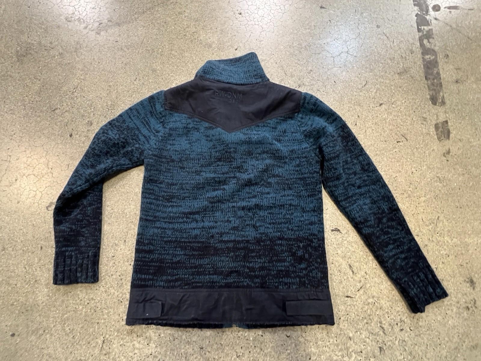 G-STAR RAW KNIT CARDIGAN MEN Size XL blue