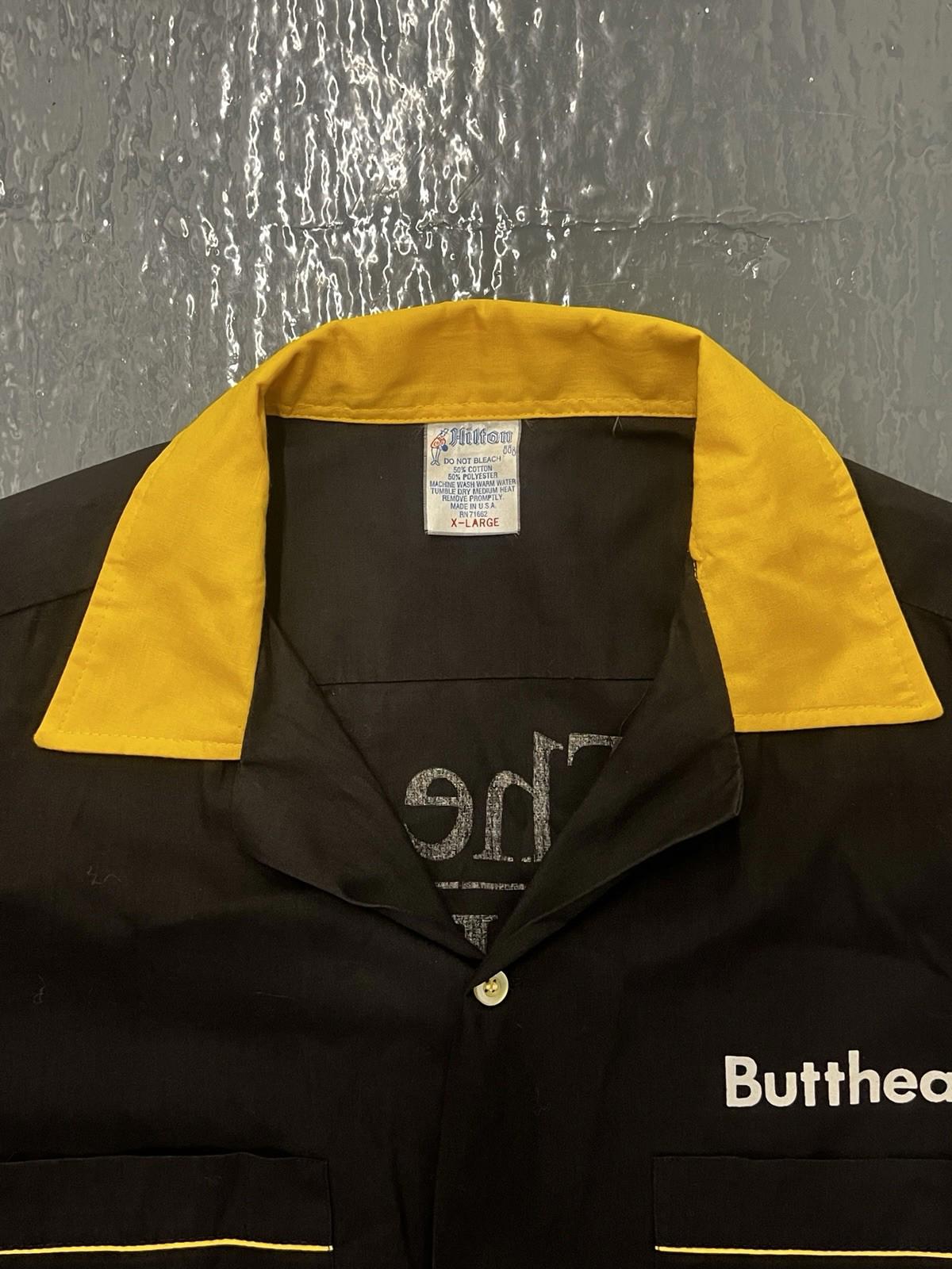 VTG Hilton Shirt Mens Xl Black Yellow The Wonder Year Bowling Made USA Retro