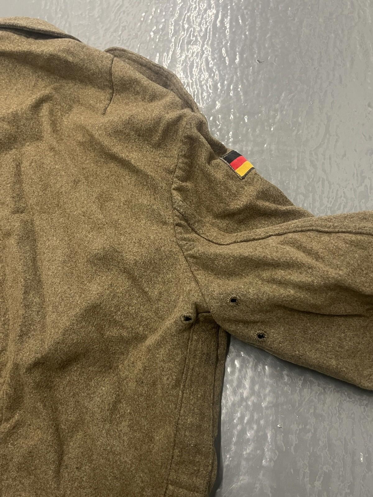 GERMAN MILITARY ISSUED WOOL JACKET COAT SIZE SMALL