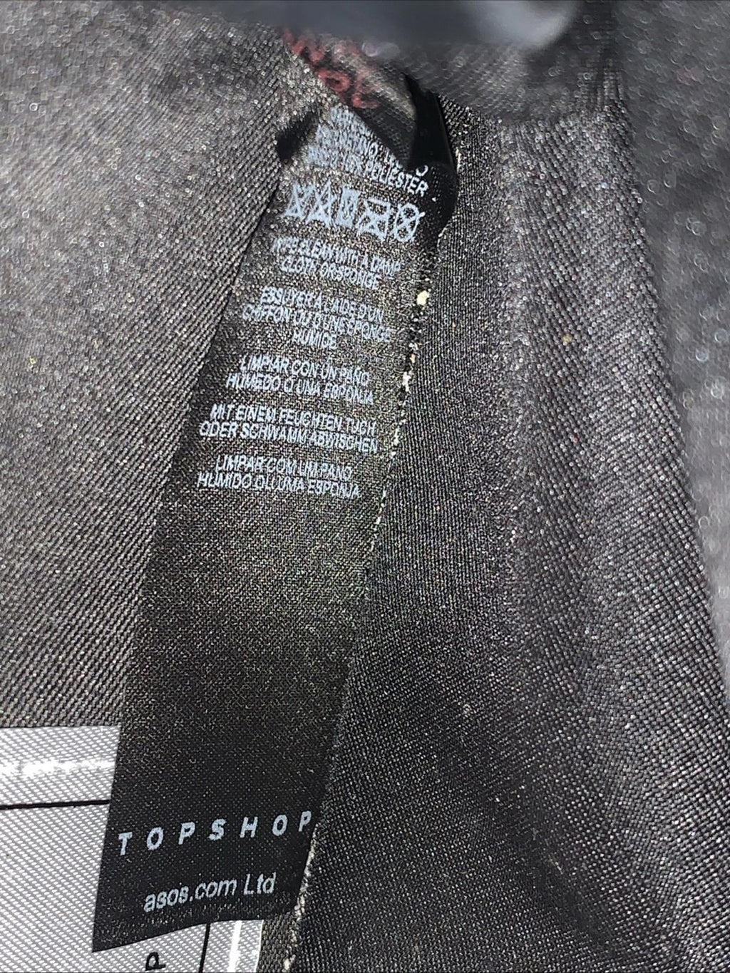 Topshop Cai Faux Leather Shoulder Bag in Black From Nordstrom
