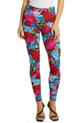 VERSACE Tie-Dye Rose Print Jeggings Leggings Womens US Size 2 / 36 XS/S