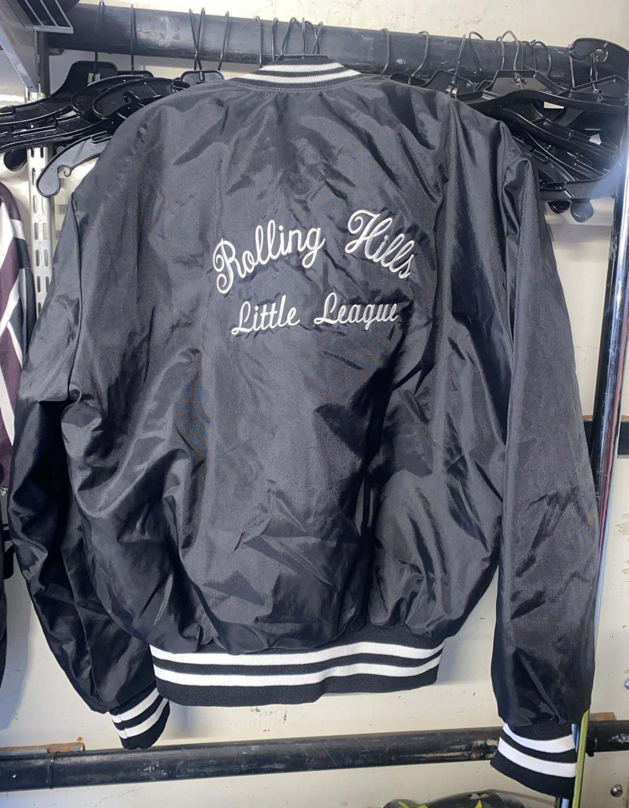 VTG Holloway Rolling Hills Little League Coach Allan Bomber Jacket Size XL