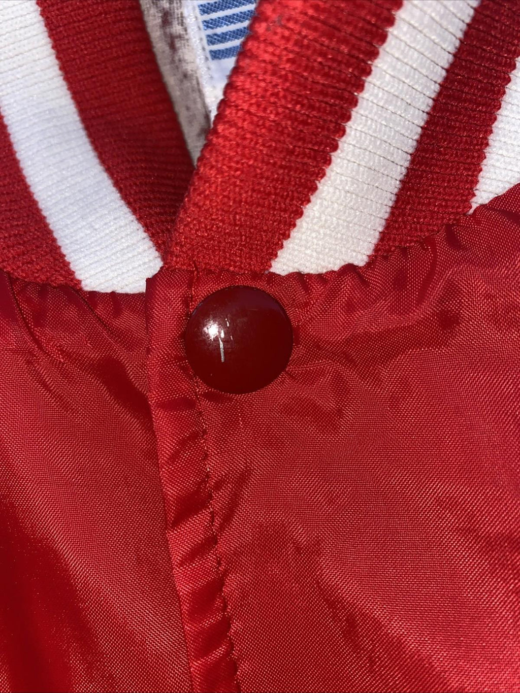 Vintage 1980’s Disney Character Fashions Mickey Mouse Varsity Jacket Red M
