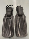 US Divers Aqua Lung Blades Scuba Diving Fins Size X-Large Black