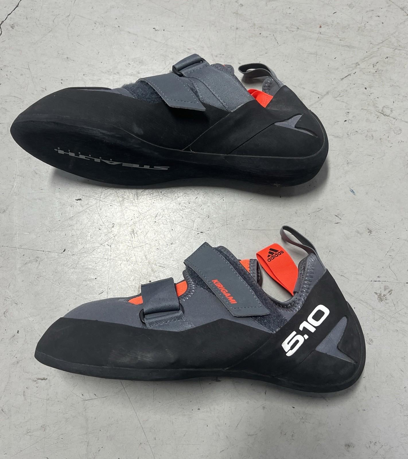 Five Ten Men's Kirigami Rental Carbon/Black/Solar Red Climbing Shoes Size 8