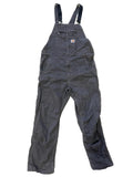 Men’s Carhartt Bib 38x30 Relaxed Fit Washed Blue