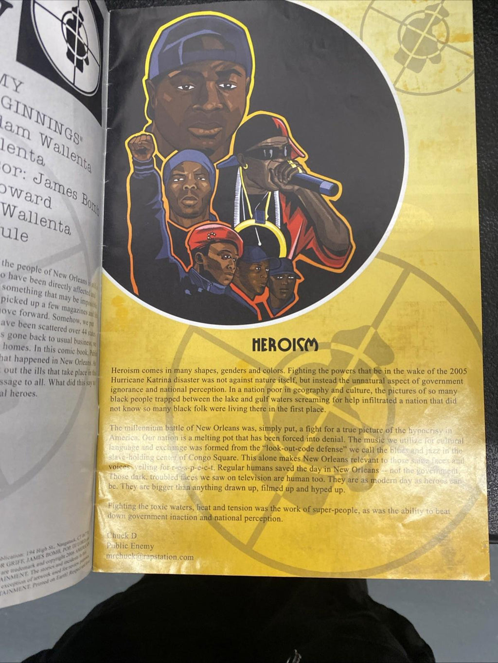 Public Enemy Limited Edition Issue #0 Preview Comic Book 2006