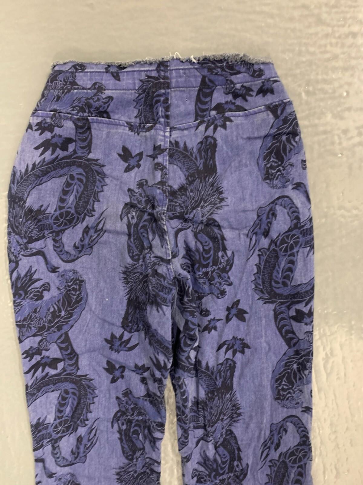 BDG Urban Outfitters Dragon Denim Bell Bottom Jeans Ruched Dipped V Flare Sz 28