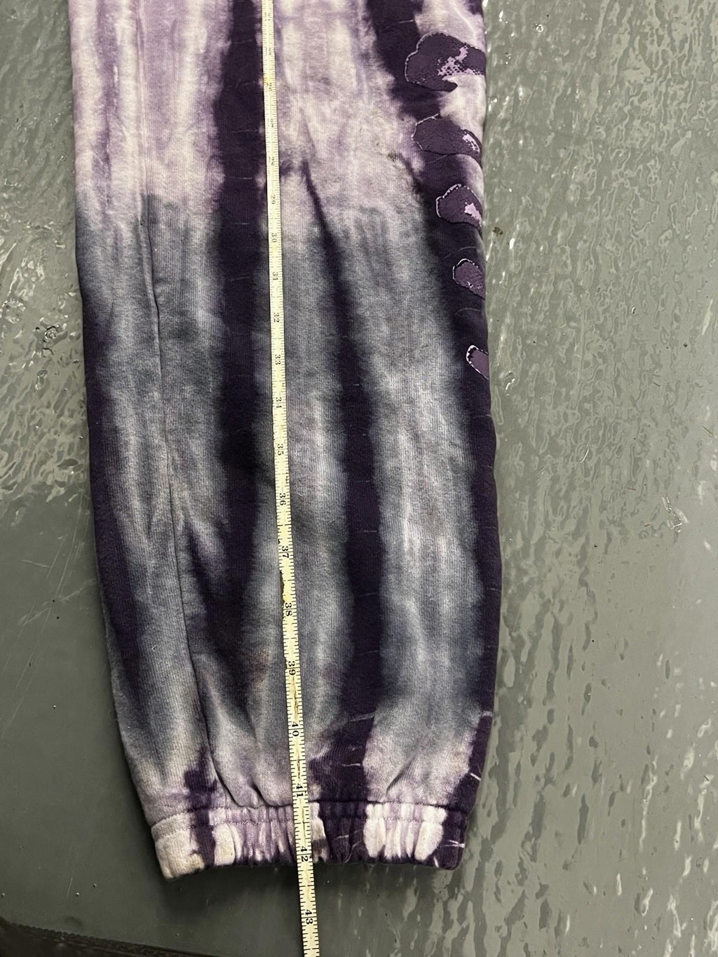 Insomniac Sweatpants Mens Size M Purple Tie Dye EDC Heavy Cotton