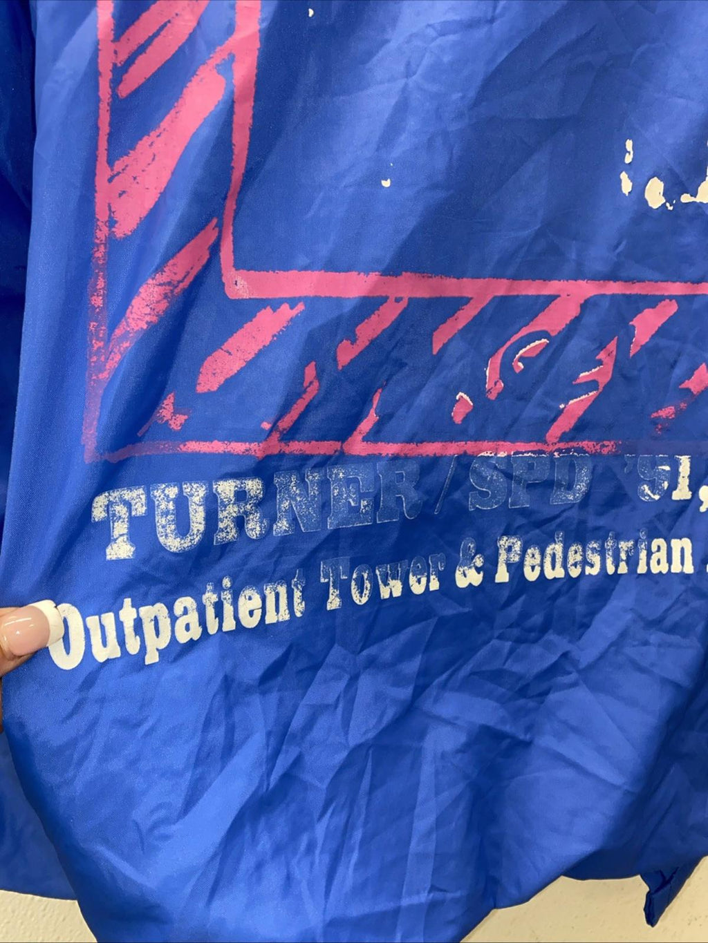 Vintage 1991 Birdie Turner Hospital Outpatient Snap Jacket Side Medium