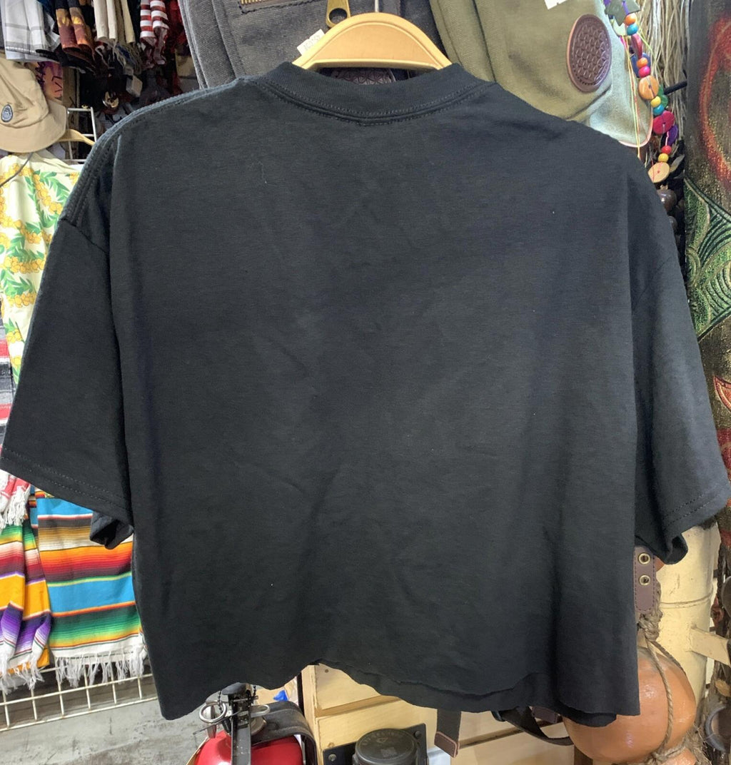 Audrey Hepburn Tattooing Marilyn Monroe Cropped T Shirt