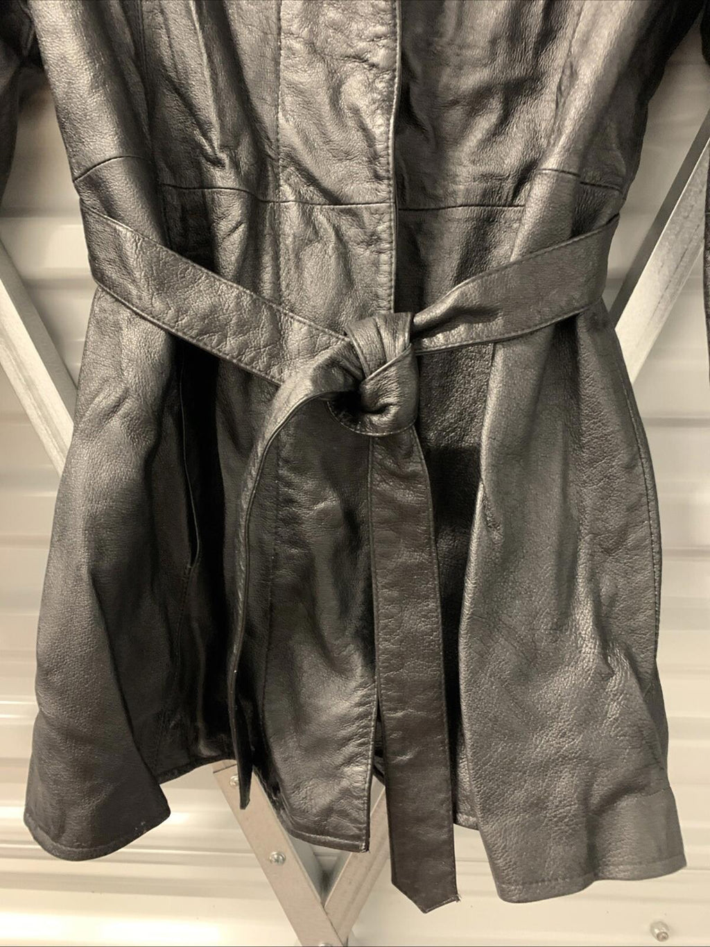 Real Comfort Leather Blazer Style Jacket With Belt