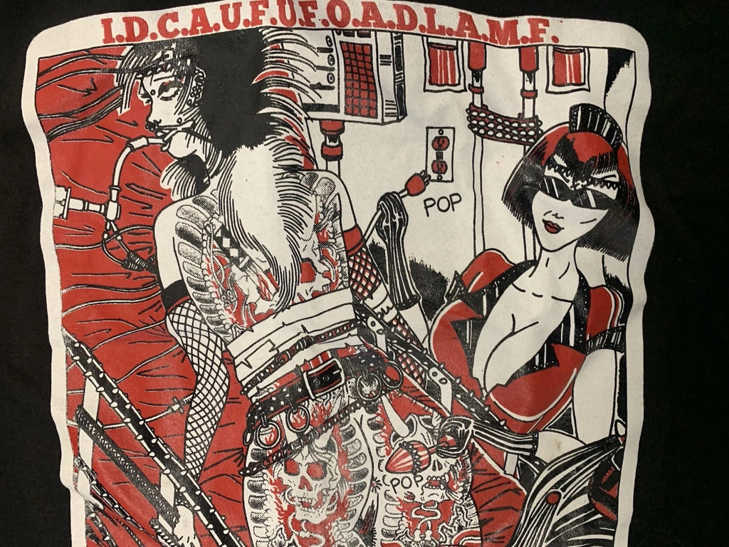 Art Should Be Torture LA UNPLGD x SaucyBoi 69 Fetish Tattoo BDSM Shirt Size M