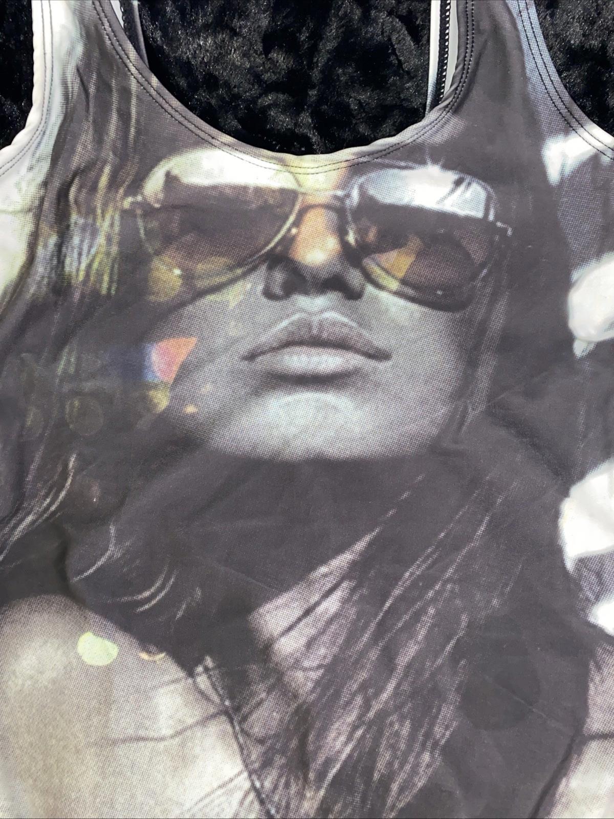 Radical Warrior Woman w/ Aviators Festy Wear One Piece Body Suit Swimsuit Size L