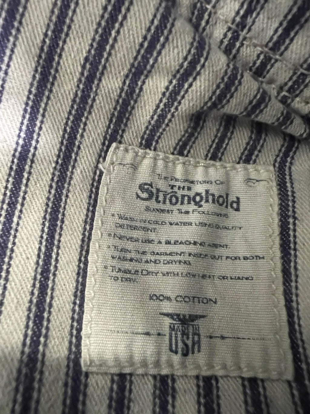 The Stronghold Selvedge Denim Jeans Mens W31 L31 Blue Relax Tapered