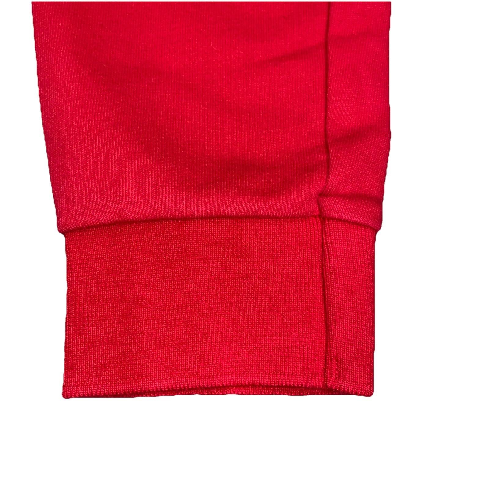 NWOT Armani Exchange Signature Wide Waistband Wraparound Logo Red Joggers Wo S
