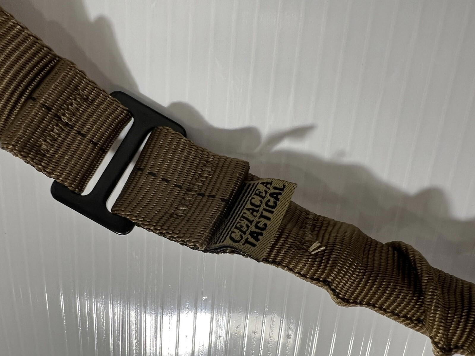 Cetacea Single Mount Rifle Sling For Tactical Vests