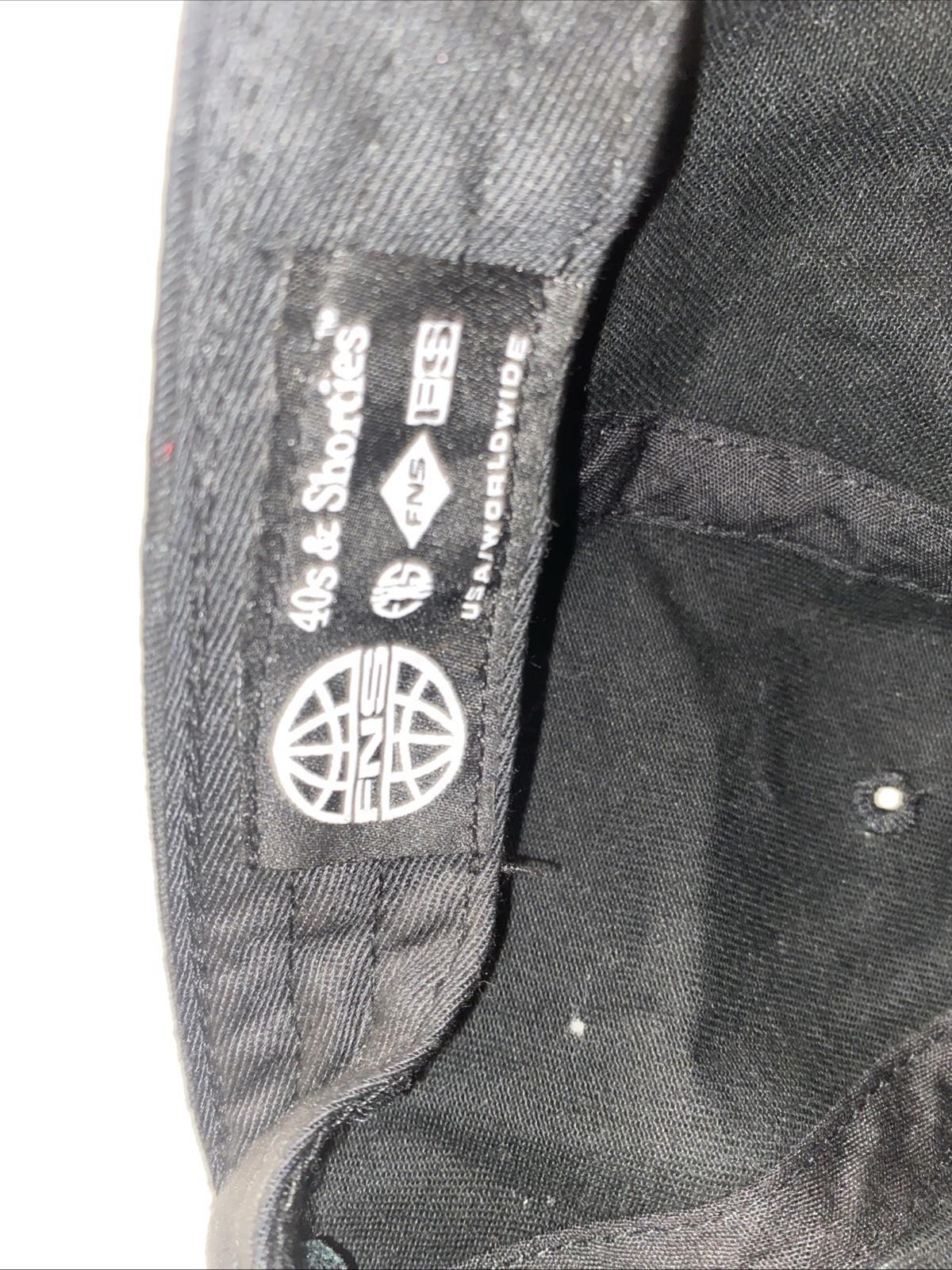 *RARE* 40’s & Shorties Upside Down Logo Text Baseball Cap Hat Adjustable